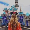 Girl In Disneyland Resort California paint by numbers