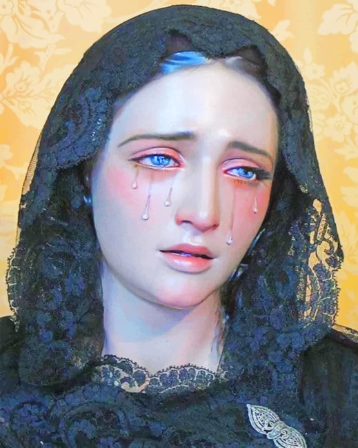 Lady Of Our Sorrows paint by numbers