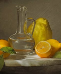 Lemon And Water Paint by numbers