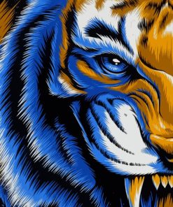 Mad Tiger paint by numbers