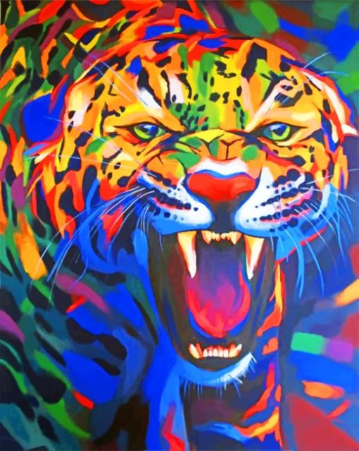 Mad Tiger Paint by numbers