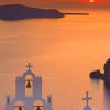 Oia Santorini Greece Church Paint by numbers