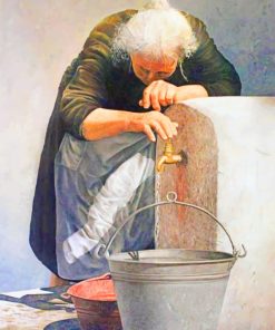 Old Woman paint by numbers