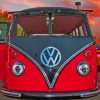 Red Volkswagen Paint by numbers