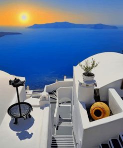 Santorini Paint by numbers