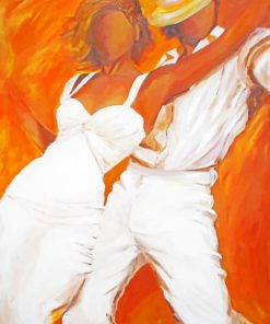 Tango Dancers paint by numbers