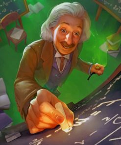 The Brilliant Albert Einstein Paint by numbers