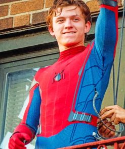 Tom Holland Spider Man Paint by numbers