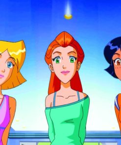 Totally Spies Girls paint by numbers