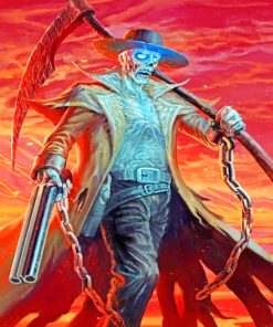 Undead Gunslinger paint by numbers