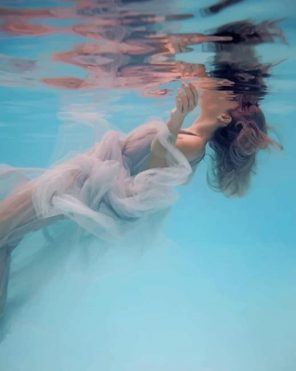 Underwater Lady Paint by numbers