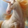 White Unicorn Paint by numbers