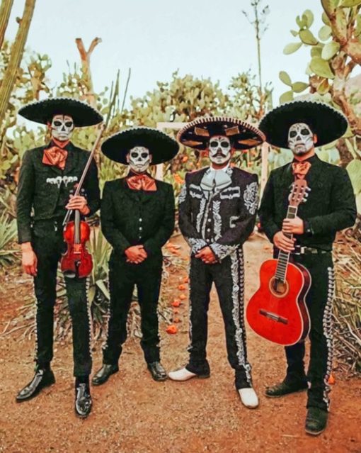 Day Of The Dead Squad paint by numbers