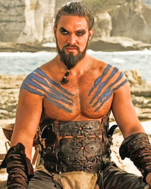 Dothraki Leader Drogo Game Of Thrones Paint by numbers