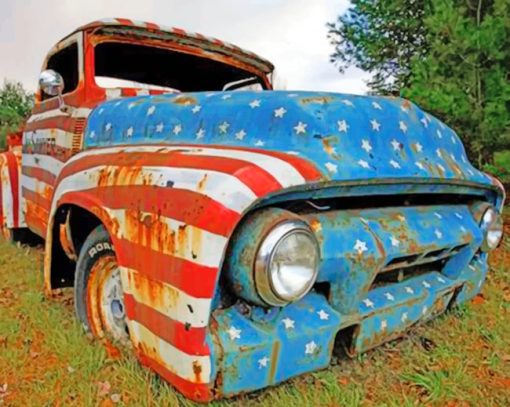 Old Truck Paint by numbers