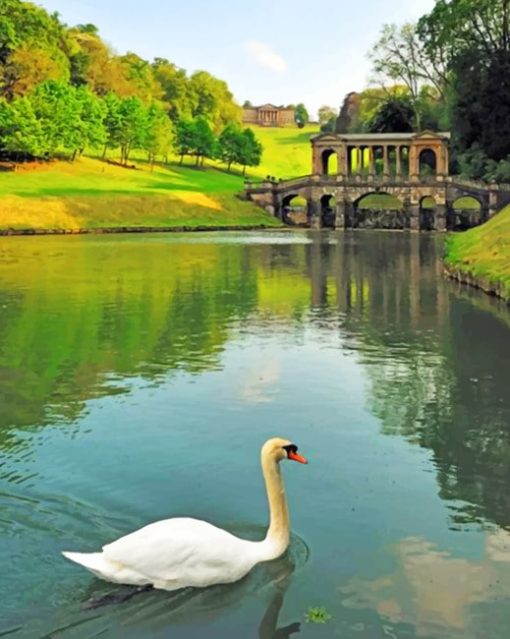 Prior Park Garden paint by numbers