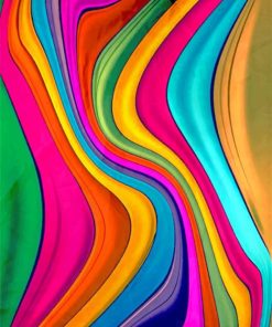 Abstract Colors paint by numbers