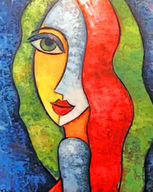 Aesthetic Woman Art paint by numbers