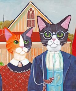 Cats Couple paint by numbers