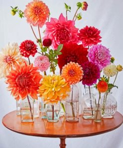 Flower Vases paint by numbers