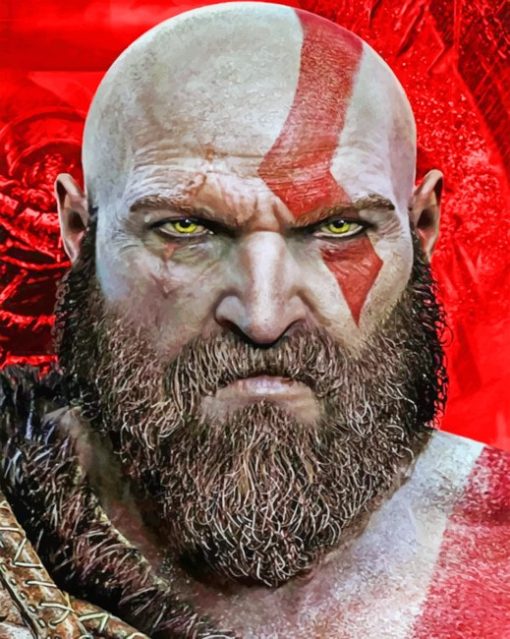 Kratos Paint by numbers