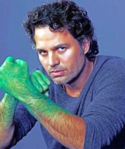 Mark Ruffalo paint by numbers