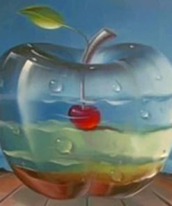 Glass Apple Paint by numbers