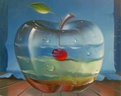 Glass Apple Paint by numbers