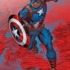 Captain America Hero paint by numbers