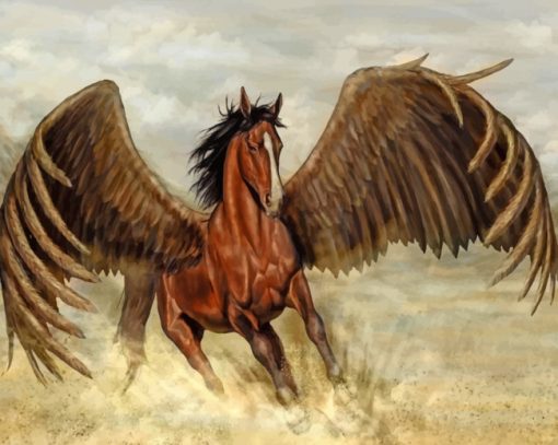 Fantasy Horse With Wings paint by numbers
