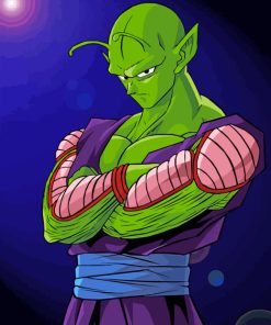Piccolo Dragon Ball paint by number