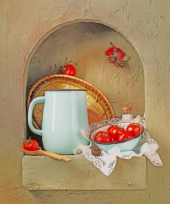 Aesthetic Tomatoes Still Life paint by numbers