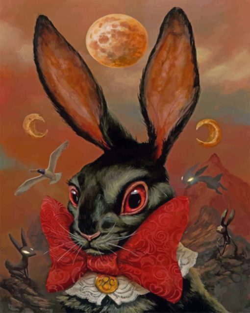 black-rabbit-paint-by-numbers