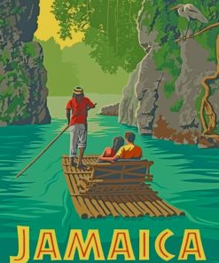 Jamaica Illustration paint by numbers
