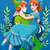 peter pan and wendy paint by number