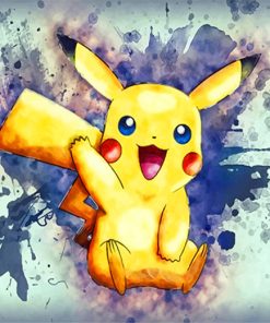 pikachu paint by number