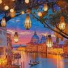 venice Italy night paint by numbers