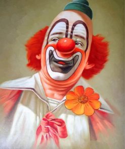 Clown paint by number