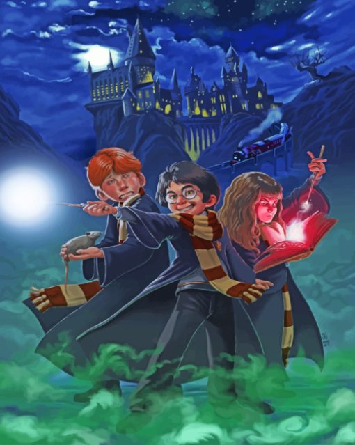 Harry Potter Friends paint by numbers