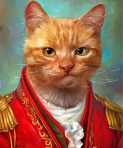 Mr General Cat paint by numbers