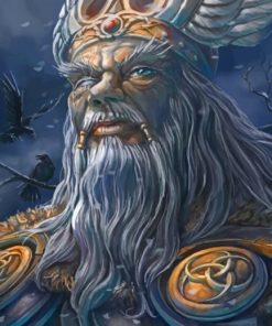 Odin God paint by numbers
