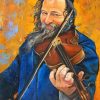 Violinist Man paint by numbers