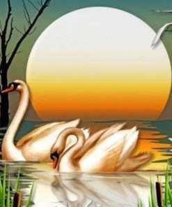 beautiful-swans-and-lotus-paint-by-number