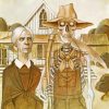 Discworld American Gothic paint by numbers