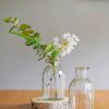glass bottle with flower paint by numbers