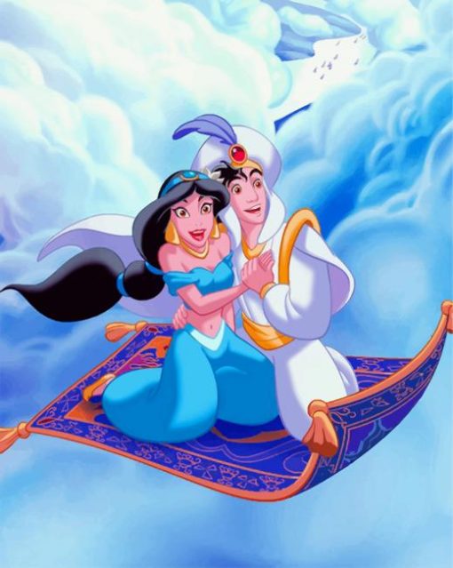 Disney Aladdin Paint by numbers