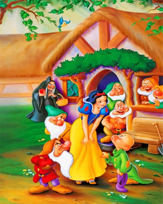 Disney Snow White - Paint By Number - Paint by Numbers for Sale