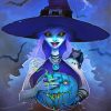 Halloween Witch Paint by numbers