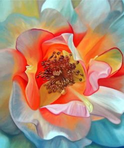 Peony Flower Art paint by numbers