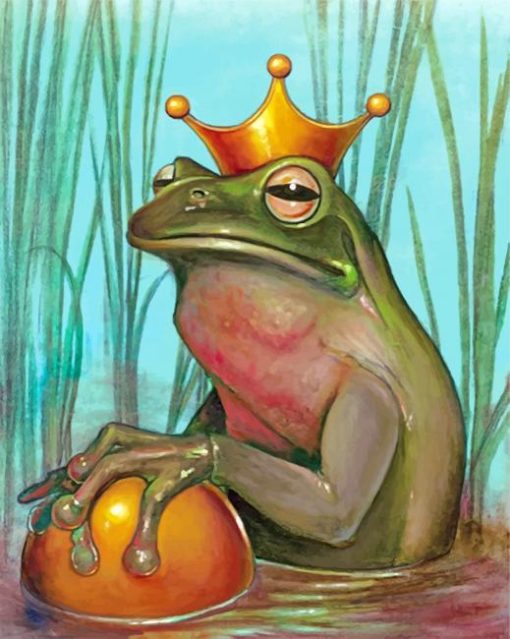 Prince Frog Paint by numbers